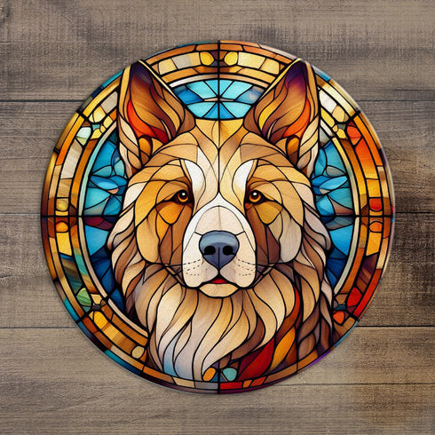 Akita Circular Glass Suncatcher Worktop Saver